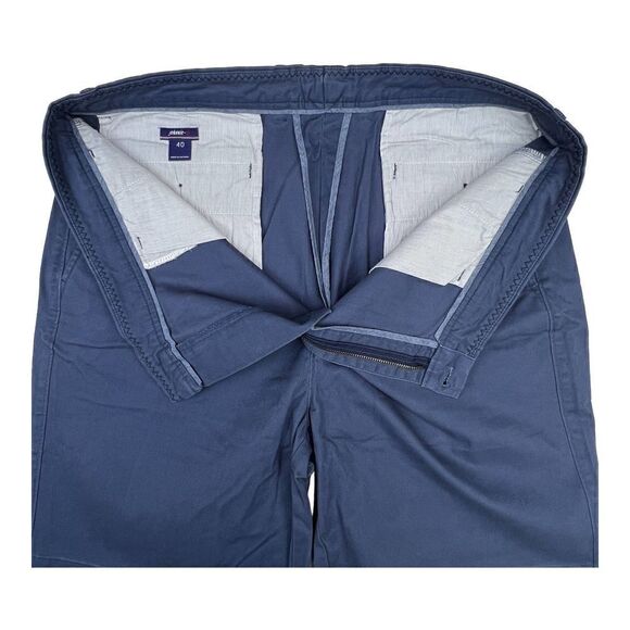 New Johnnie-O Men US 40 High Tide Blue Golf Shorts Stretch Twill Back Pockets - Picture 4 of 7